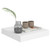 Floating Wall Shelf White 9.1"x9.3"x1.5" MDF A949-323802