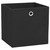 Storage Boxes 4 pcs Non-woven Fabric 11"x11"x11" Black A949-325187