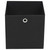 Storage Boxes 4 pcs Non-woven Fabric 11"x11"x11" Black A949-325187