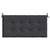 Garden Bench Cushion Black 39.4"x19.7"x1.6" Oxford Fabric A949-47617