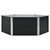 Raised Garden Bed Anthracite 50.8"x50.8"x17.7" Galvanized Steel A949-45723