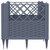 Garden Planter with Pegs Blue Gray 17.1"x17.1"x17.1" PP A949-368009