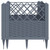 Garden Planter with Pegs Blue Gray 17.1"x17.1"x17.1" PP A949-368009