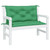 Garden Bench Cushions 2pcs Green 39.4"x19.7"x2.8" Oxford Fabric A949-361664