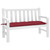 Garden Bench Cushion Wine Red 47.2"x19.7"x2.8" Oxford Fabric A949-361592