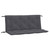Garden Bench Cushion Anthracite 47.2"x(19.7"+19.7")x2.8" Oxford Fabric A949-315004