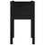 Garden Planter Black 15.7"x15.7"x27.6" Solid Wood Pine A949-810797