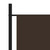 3-Panel Room Divider Brown 102.4"x70.9" Fabric A949-320732