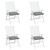 Chair Cushions 4 pcs Gray 15.7"x15.7"x2.8" Oxford Fabric A949-314864