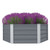 Raised Garden Bed 50.8"x50.8"x18.1" Galvanized Steel Gray A949-42405