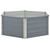 Raised Garden Bed 50.8"x50.8"x18.1" Galvanized Steel Gray A949-42405