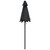 Garden Parasol Black 78.7"x88.2" Aluminum A949-47210