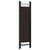 4-Panel Room Divider Brown 63"x70.9 A949-320703