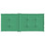 Garden Highback Chair Cushions 2 pcs Green 47.2"x19.7"x1.2" Fabric A949-43185