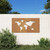 Patio Wall Decoration 41.3"x21.7" Corten Steel World Map Design A949-824498