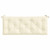 Garden Bench Cushion Cream White 47.2"x(19.7"+19.7")x2.8" Oxford Fabric A949-315006