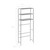 3-Tier Storage Rack over Laundry Machine Silver 27.2"x11"x66.5 A949-282465