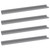Wall Shelves 4 pcs Gray 31.5"x3.5"x1.2 A949-326676