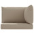 Pallet Cushions 3 pcs Taupe Oxford Fabric A949-315072