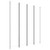 4-Panel Room Divider White 78.7"x86.6" Fabric A949-350198