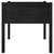 Garden Planter Black 27.6"x27.6"x27.6" Solid Wood Pine A949-810817