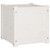Garden Planter White 15.7"x15.7"x15.7" Solid Wood Pine A949-810536