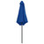 Garden Parasol with Aluminum Pole 106.3"x96.9" Azure Blue A949-47351