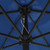 Garden Parasol with Aluminum Pole 106.3"x96.9" Azure Blue A949-47351