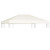 Gazebo Top Cover 1 oz/ft 13.1'x9.8'Cream White A949-44783