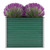 Garden Raised Bed Galvanized Steel 39.4"x15.7"x31.3" Green A949-44853
