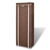 Fabric Shoe Cabinet with Cover 22" x 11" x 64" Brown A949-240492