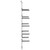 5-Tier Hanging Laundry Drying Rack Aluminum A949-344384