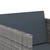 11 Piece Patio Dining Set with Cushions Poly Rattan Gray A949-313101