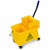 21 Quart Mop Bucket Side Press Wringer on Wheels With Panel - Color: Yellow D681-TG10010