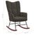 Rocking Chair Dark Gray Velvet A949-328140