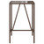 Outdoor Bar Table Brown 27.6"x27.6"x43.3" Poly Rattan A949-368694