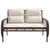 4 Piece Patio Sofa Set with Cushions Brown Poly Rattan A949-368728