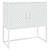 Sideboard White 29.5"x13.8"x29.5" Steel A949-335872