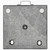 Parasol Base Granite 62.8 lb Square Black A949-45065