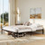 Full/Queen/King Size Metal Bed Frame Heavy Duty Support Slats Mattress Foundation-Queen Size - Colo D681-HU11070DK-Q