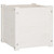 Garden Planters 2 pcs White 15.7"x15.7"x15.7" Solid Wood Pine A949-810537