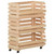 Vegetable Trolley 22.4"x11.8"x31.5" Solid Wood Pine A949-327326