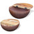 Two Piece Bowl Shaped Coffee Table Set Solid Reclaimed Wood A949-243352