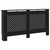 Radiator Cover Black 59.8"x7.5"x32.1" MDF A949-288195