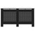 Radiator Cover Black 59.8"x7.5"x32.1" MDF A949-288195