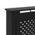 Radiator Cover Black 59.8"x7.5"x32.1" MDF A949-288195