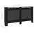 Radiator Cover Black 59.8"x7.5"x32.1" MDF A949-288195