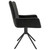 Swivel Dining Chairs 2 pcs Black Velvet A949-344815