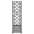 Garden Planter with Trellis 16.9"x16.9"x55.9" PP Stone Gray A949-317581