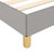 Bed Frame without Mattress Light Gray Queen Fabric A949-347456
